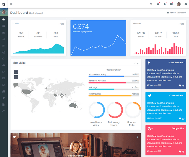 Bootstrap Admin Template