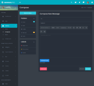 Minimal Pro Dark Dashboard Bootstrap Admin Templates