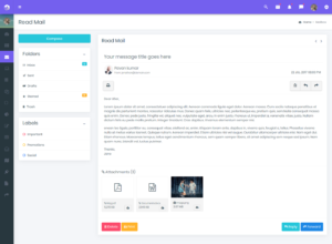 Mini Sidebar Bootstrap Admin Templates