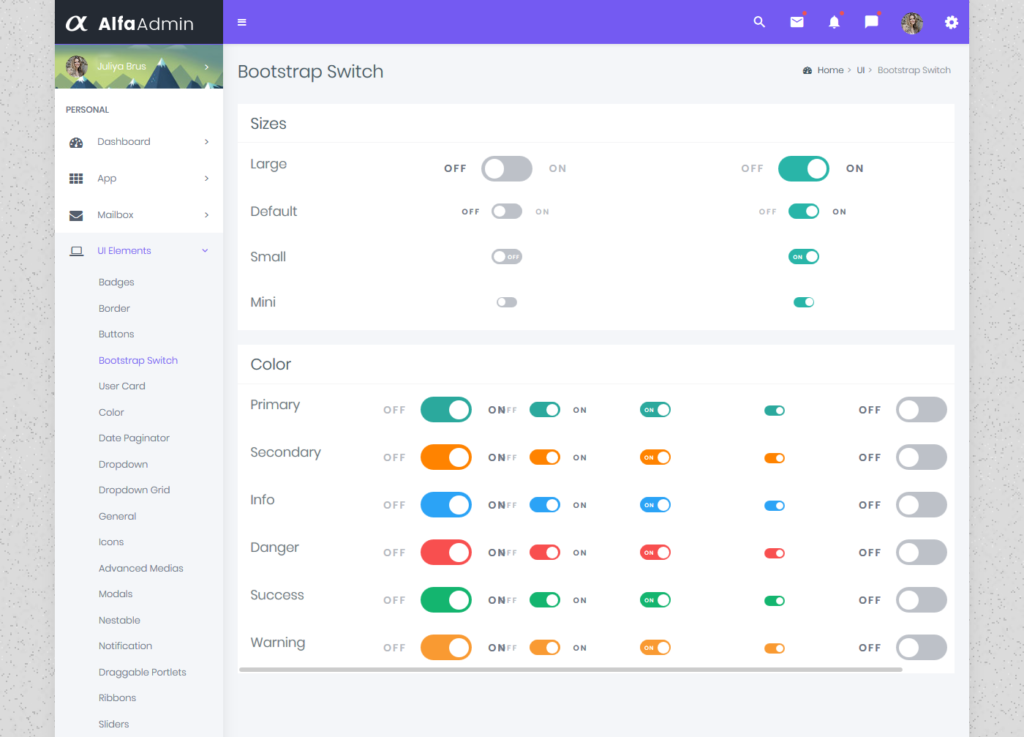 Alfa Boxed – Responsive Bootstrap Admin Templates & WebApp Template