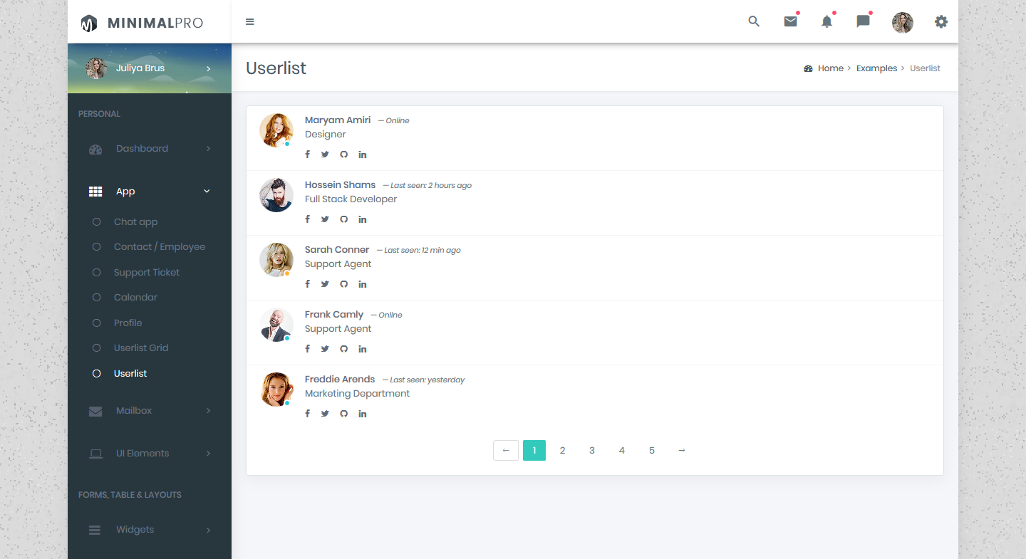 Bootstrap Admin Template