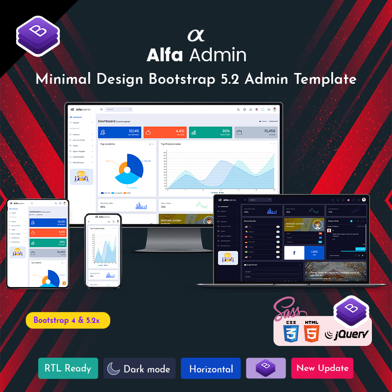 Amazing Alfa Boxed Dashboard Admin Templates And Admin Panel