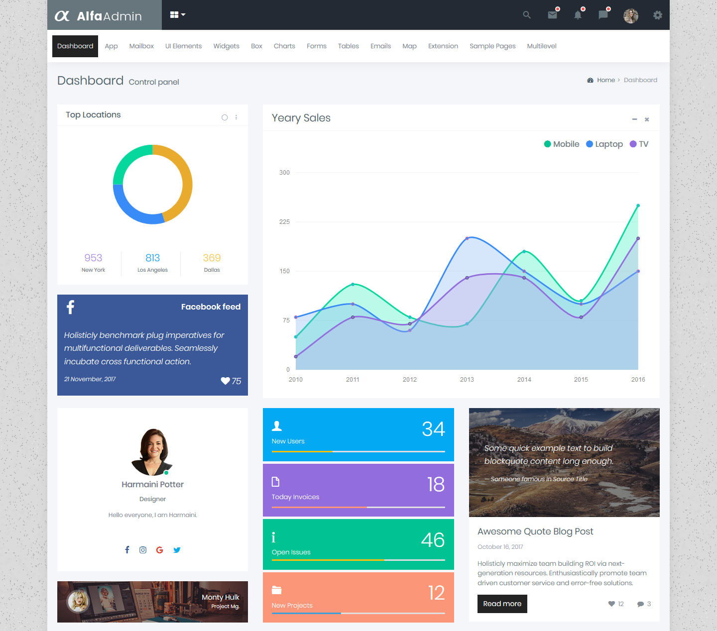 Bootstrap Admin Templates To Build Awesome Web Apps