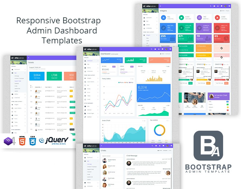 Our Mindblowing Collection Of Bootstrap Admin Templates For Building Beautiful Web App