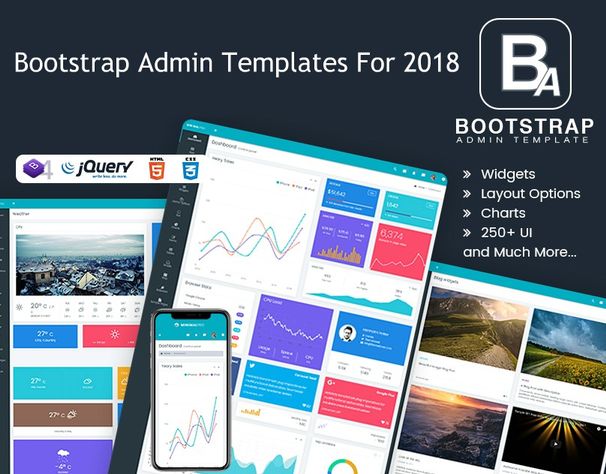 A Hand Picked List Of The Best Bootstrap Admin Templates