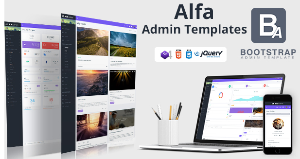 Alfa Admin Templates – Some UI Features That You Will Know