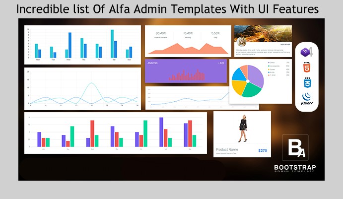 Incredible List Of Alfa Admin Templates With UI Features