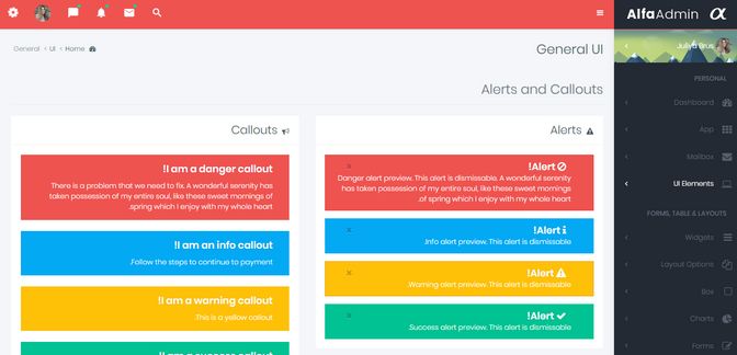 Incredible Alfa RTL Premium Admin Template For Your UI Framework