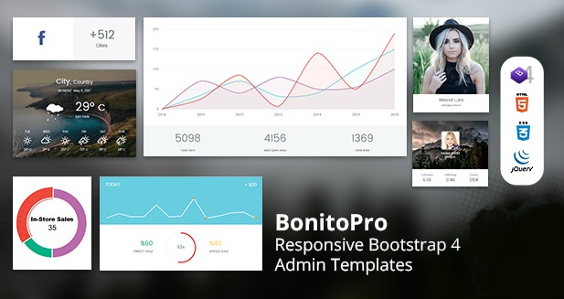 Bonito Pro – Bootstrap Admin Templates & Web Apps