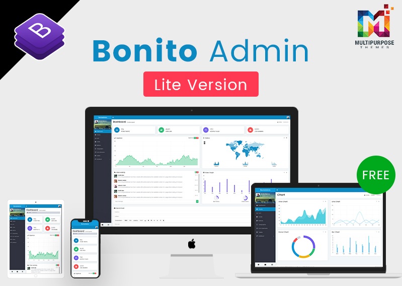Free Bonito Lite Responsive Bootstrap Admin Templates