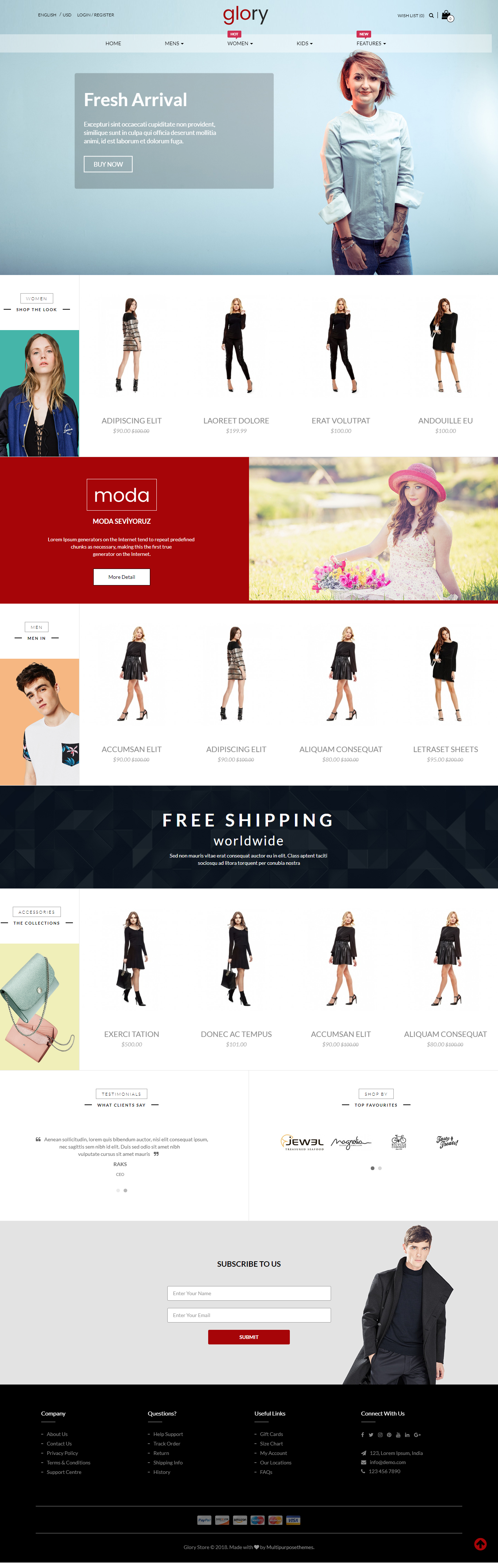 OpenCart Multipurpose Template