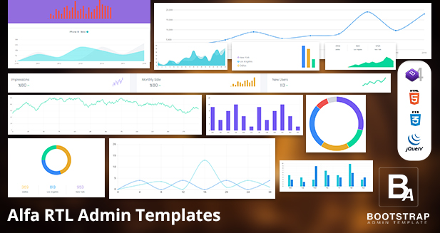 Incredible Alfa RTL Admin Templates Bootstrap For Your UI Framework