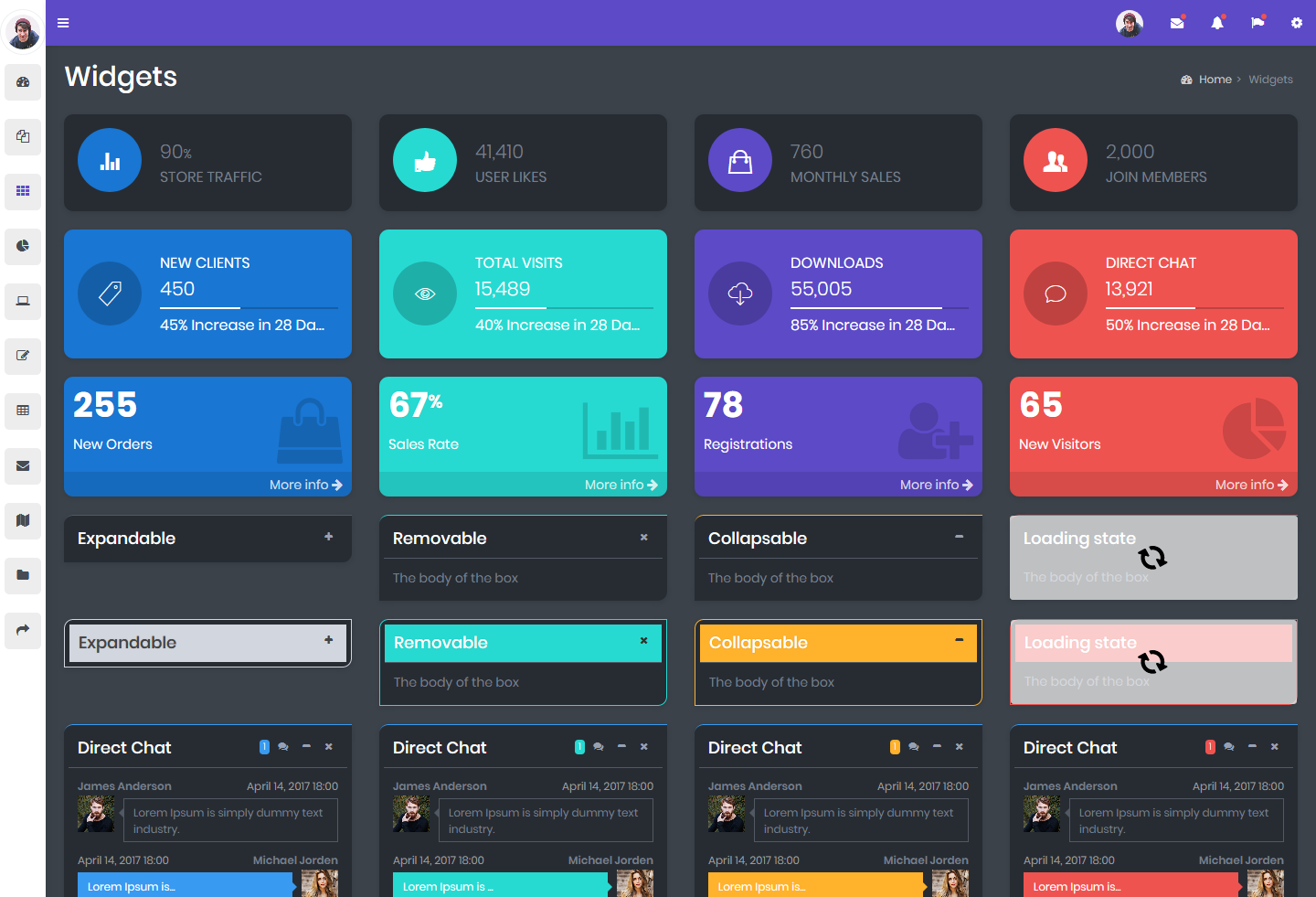 MixPro Admin Templates Bootstrap By Bootstrap Admin Template