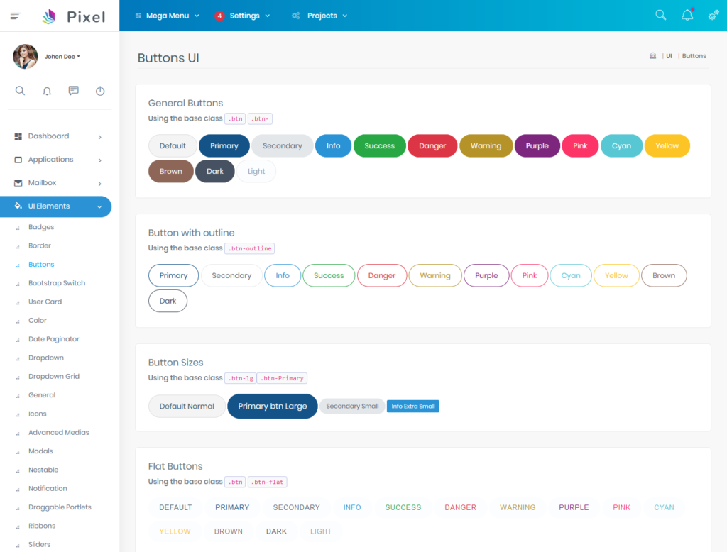 Pixel Premium Admin Dashboard Web Apps & UI Kit