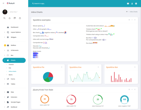 Ruby Bootstrap Admin Template | Dashboard Admin Template