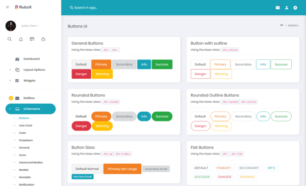 Ruby Bootstrap Admin Template | Dashboard Admin Template