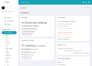 Ruby Dashboard Admin Template Web Apps & UI Kit