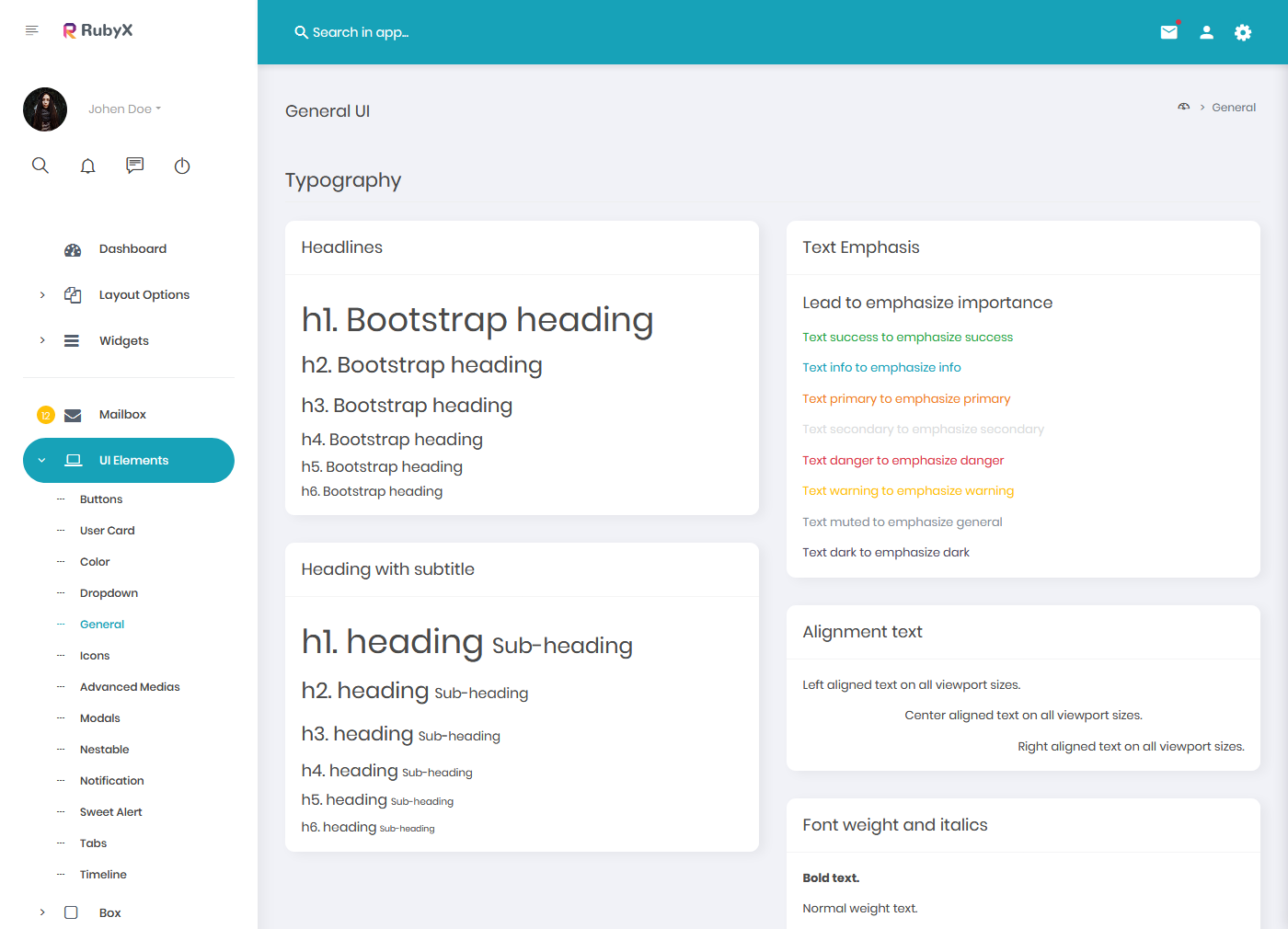 Bootstrap Admin Template