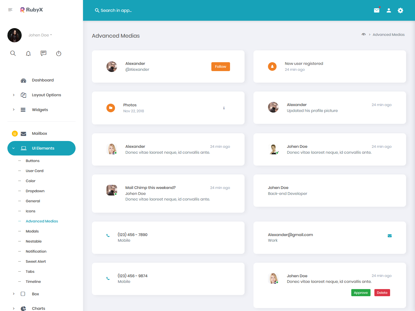 Dashboard Admin Templates