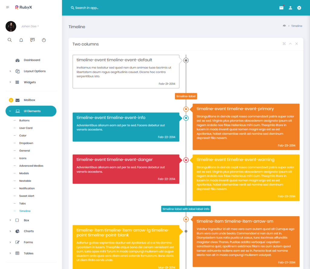 Ruby Bootstrap Admin Template | Dashboard Admin Template