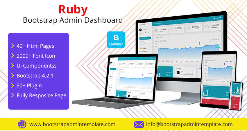 Ruby Dashboard Admin Template & UI Kit