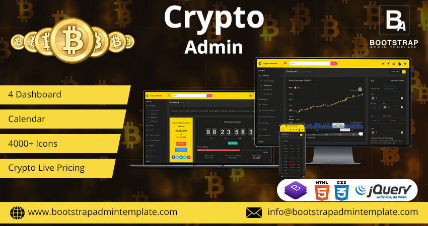 Crypto Bootstrap Admin Template And Web Apps