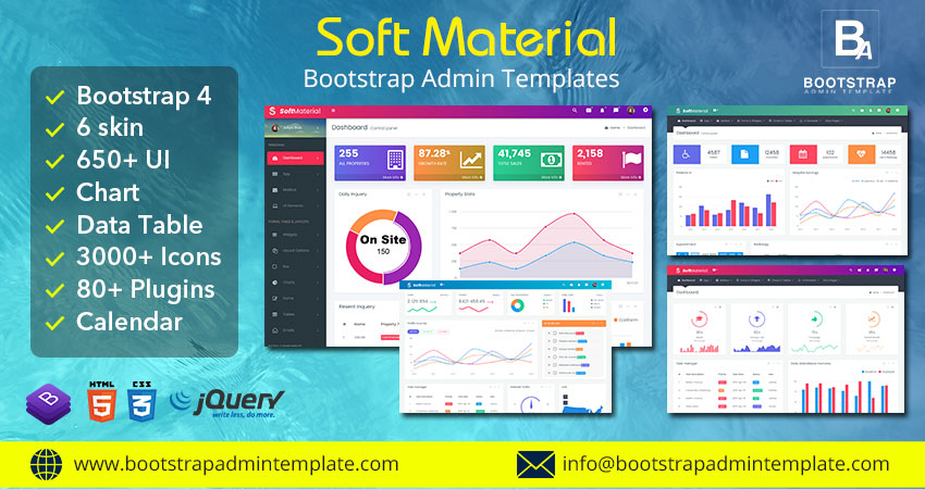 Soft Material Premium Admin Dashboard