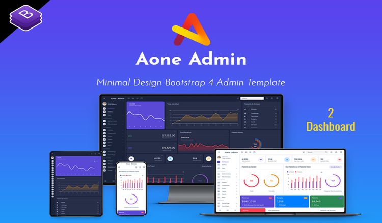 Responsive Admin Dashboard Template – Aone With Admin Dashboard UI Kit