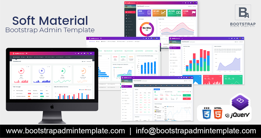 Soft Material Bootstrap 4 Admin Templates
