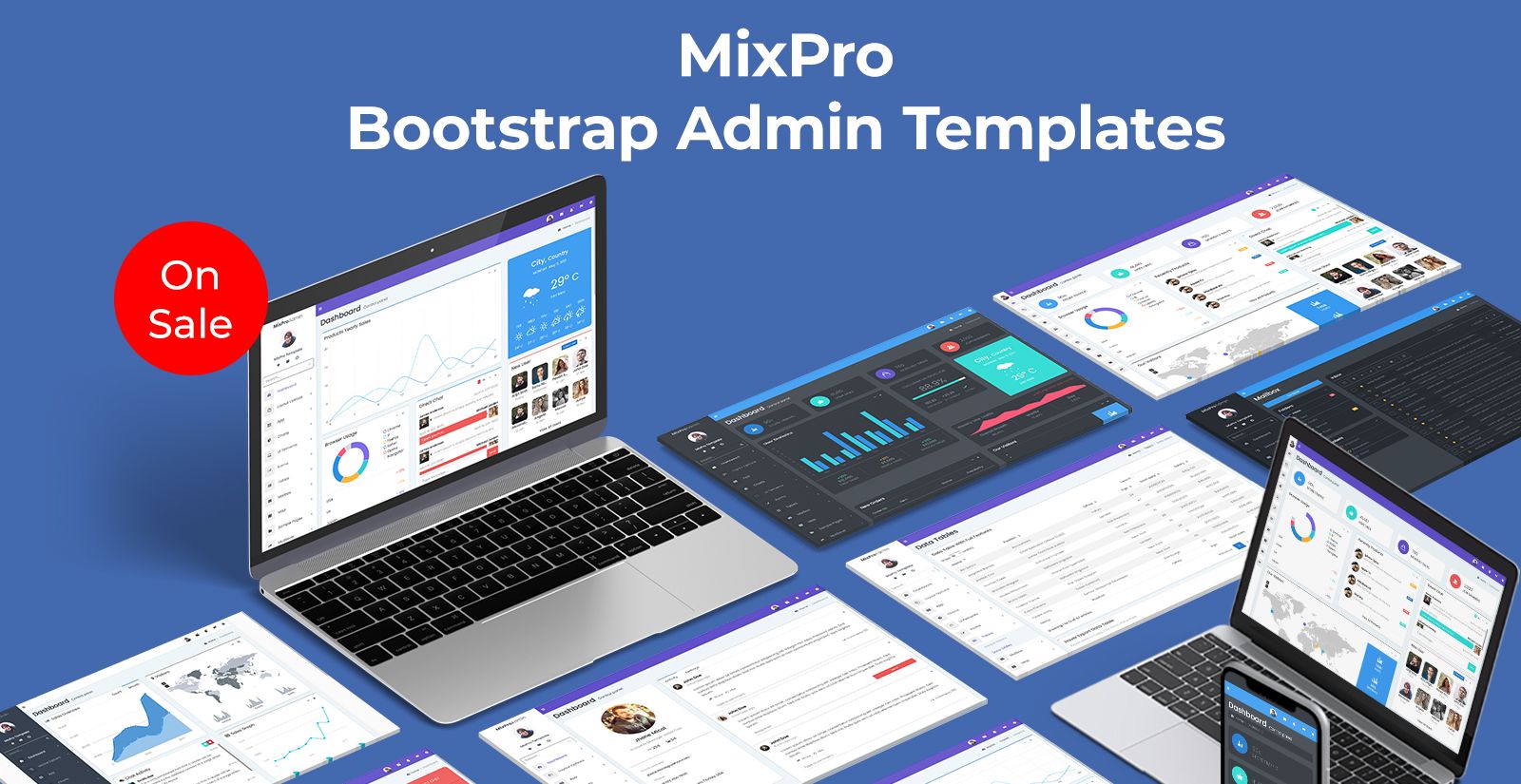 MixPro Bootstrap Admin Dashboard