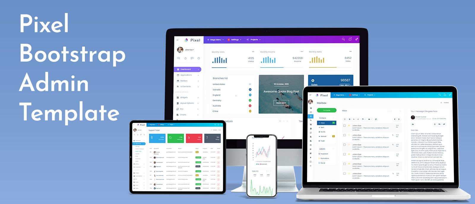 Bootstrap Admin Dashboard