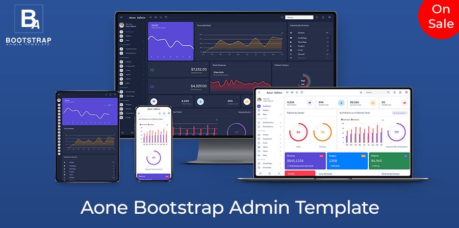 Bootstrap Dashboard Templates Web Apps & UI Kit – Aone