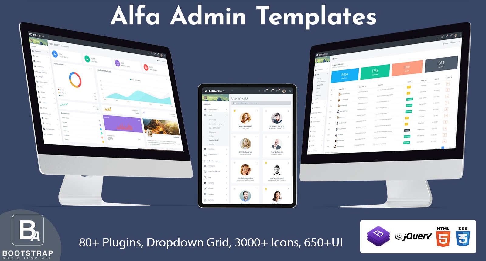 Extraordinary Alfa Responsive Bootstrap Admin Template