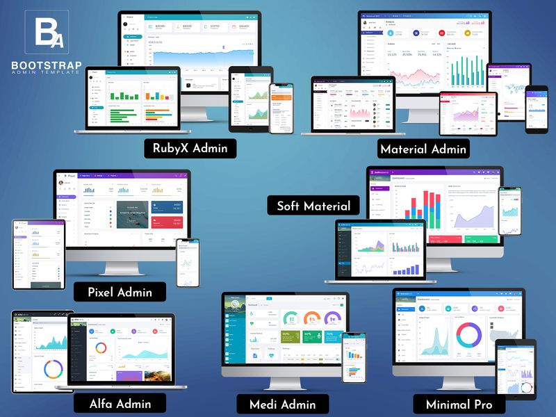 Developing Webapps With Bootstrap Admin Dashboard Templates
