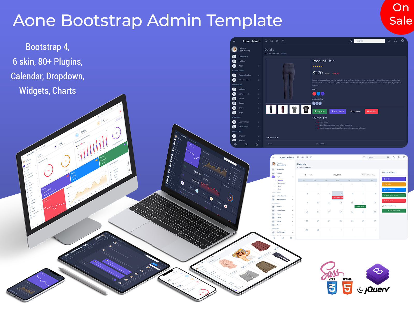 Aone Bootstrap Admin Template (9)