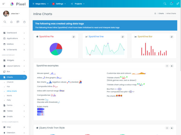 Admin Dashboard Templates & Dashboard UI Kit - Pixel