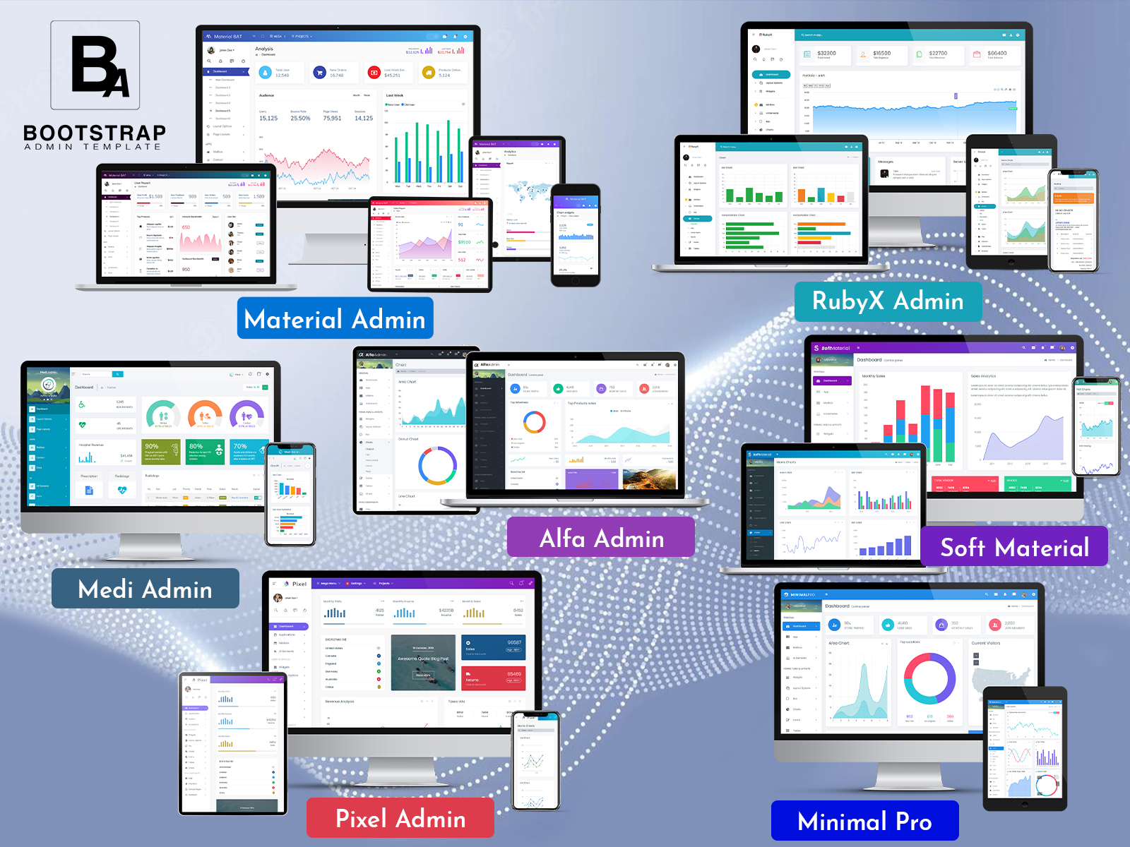 Using Bootstrap Admin Dashboard Templates As Visualization Tools
