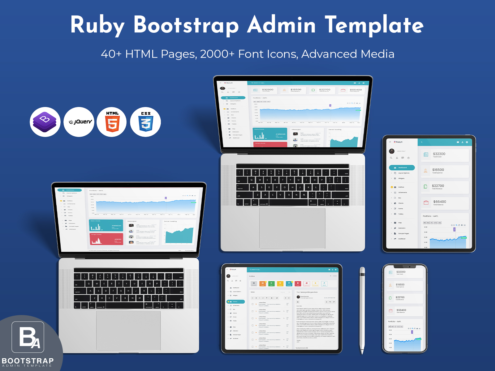 Ruby Bootstrap Admin Template (14)