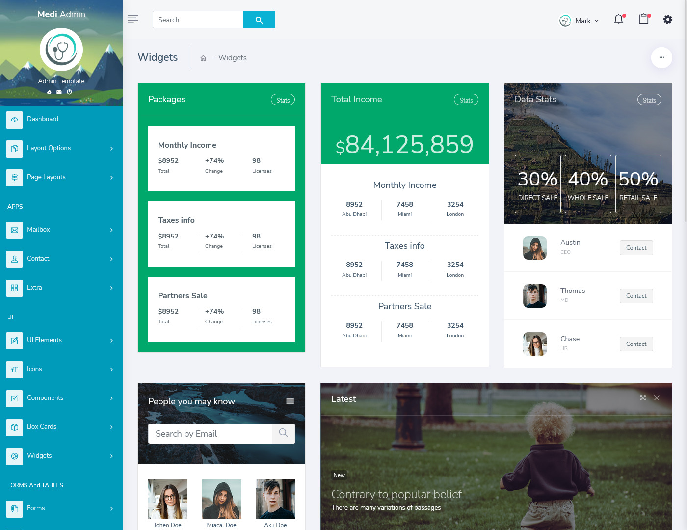 Admin Templates Bootstrap