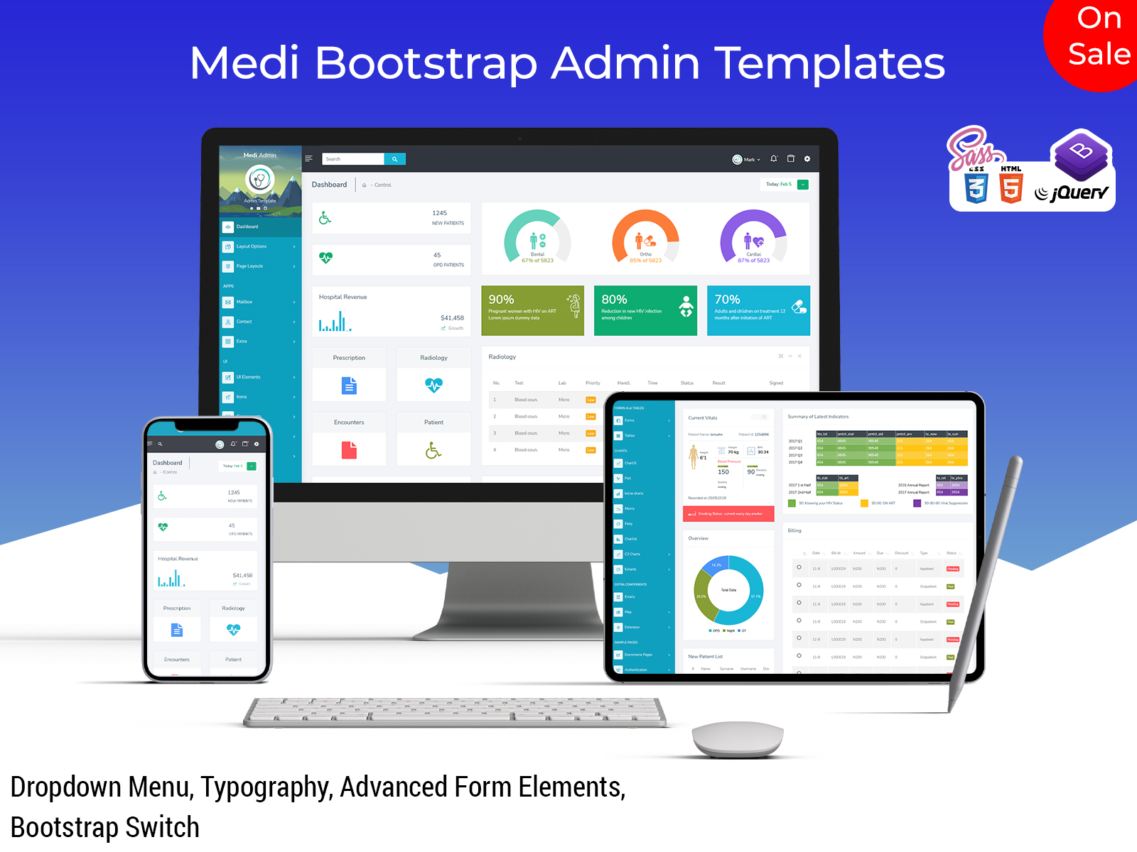 Medi Bootstrap Admin Templates (5)