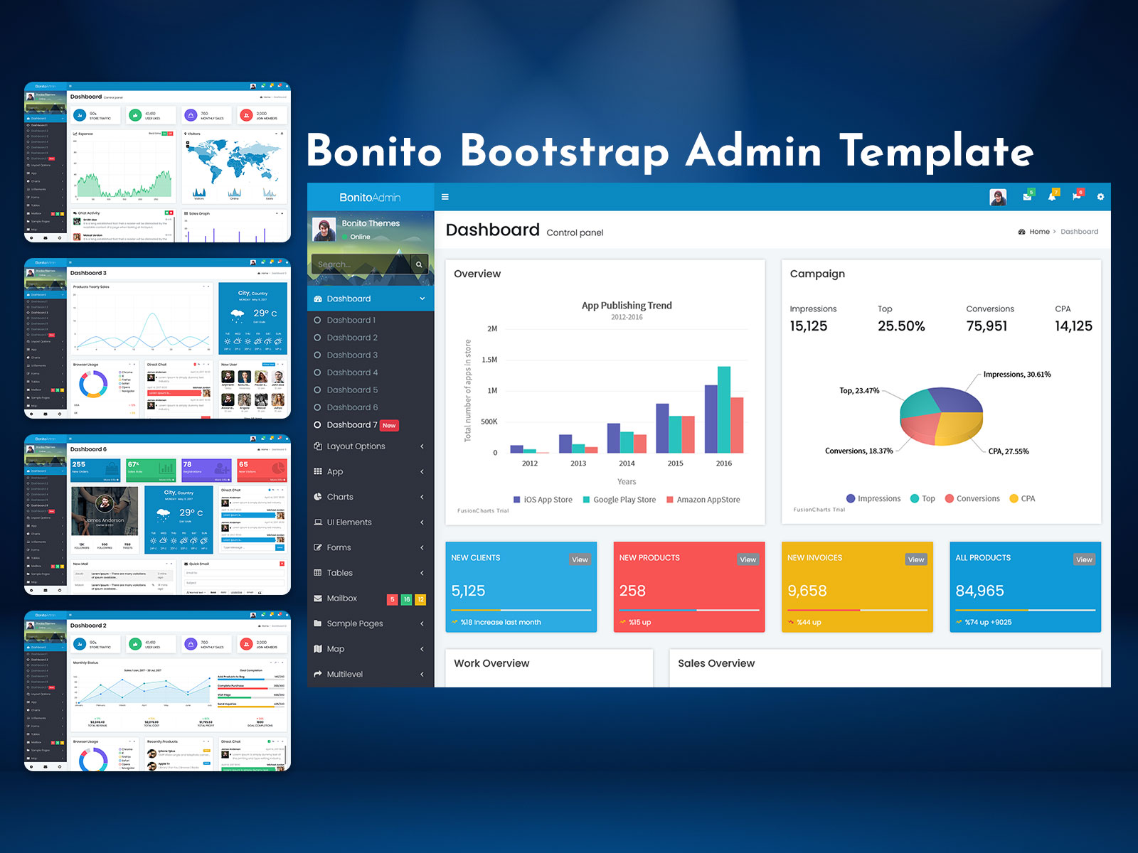 Bonito Fully Responsive Bootstrap 5 Admin Template