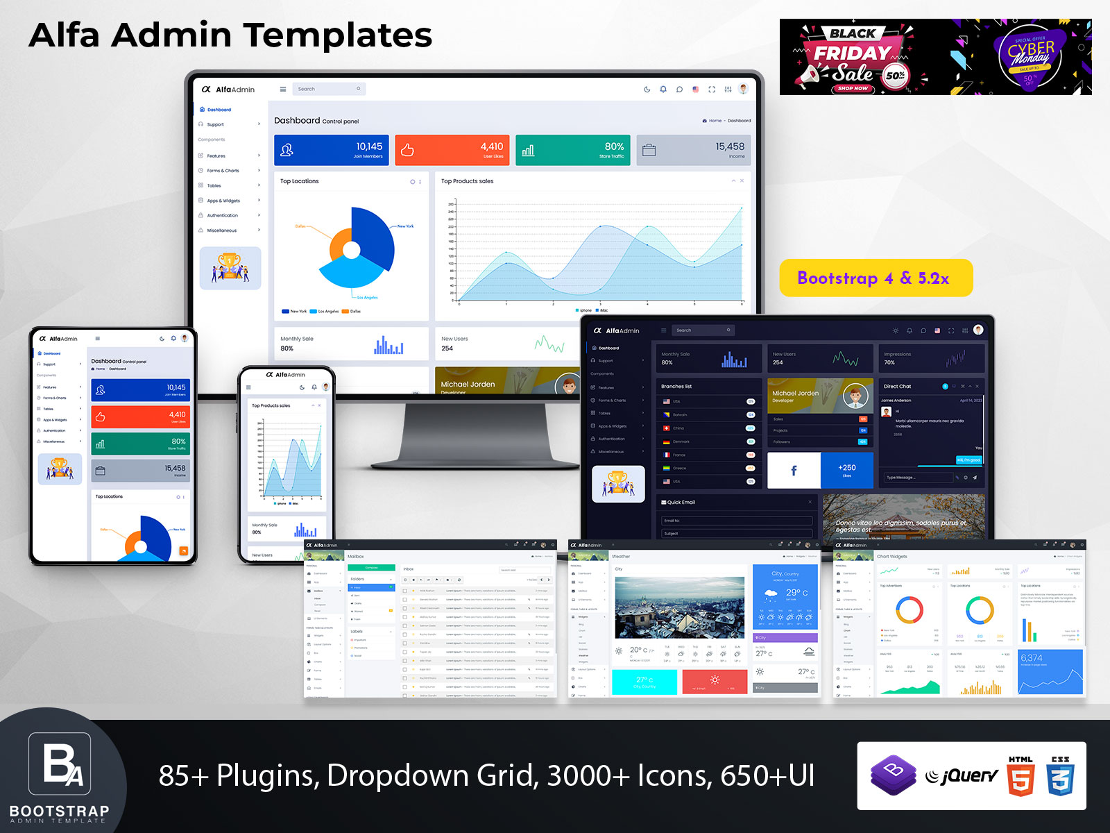 Check Our Alfa Premium Bootstrap Admin Templates UI Framework