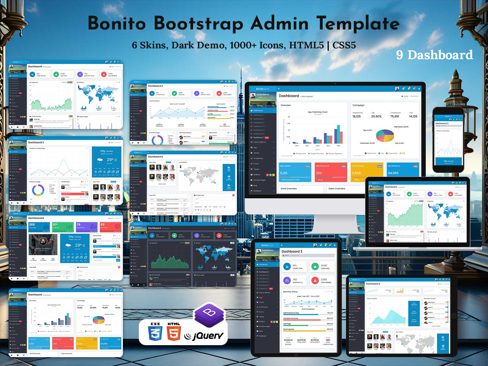 Bonito – Check Simple Yet Powerful Bootstrap 5 Admin Dashboard