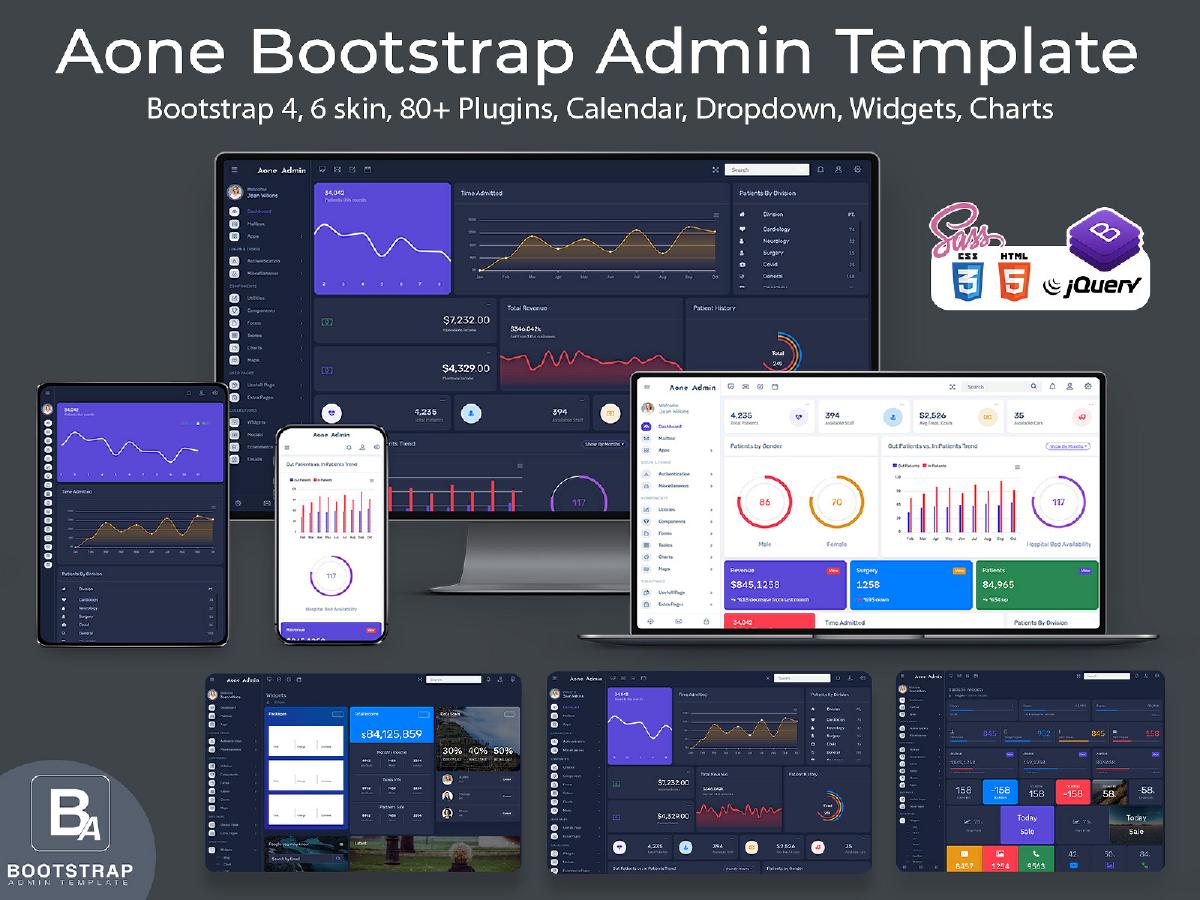 Boost Your Web Project With Bootstrap Admin Template – Aone