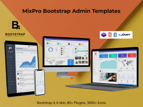 Elevate Your Dashboard with Bootstrap Admin Template - Mix PRO