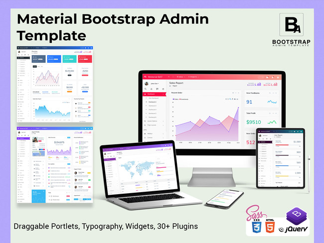 Modern Bootstrap Admin Templates and Dashboard Templates